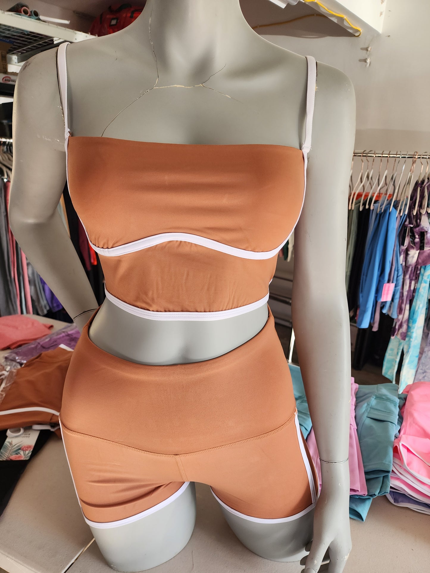 ALO Tan Short Set