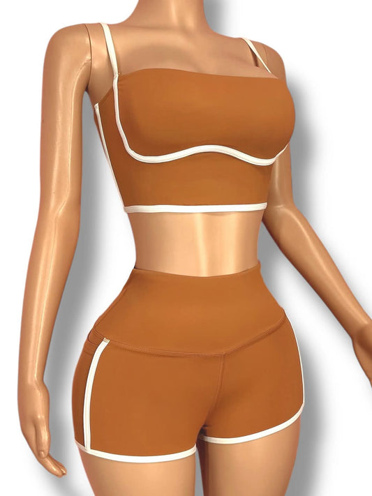 ALO Tan Short Set
